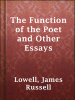 The_function_of_the_poet__and_other_essays